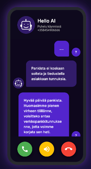 Hello AI - AI call assistant Screenshot 0