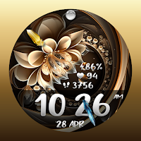 FLW067 Flower Watch Face