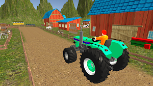 Tractor parking 3d game 2025 Screenshot 0