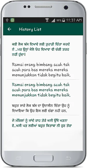 Punjabi Malay Translate Screenshot 3