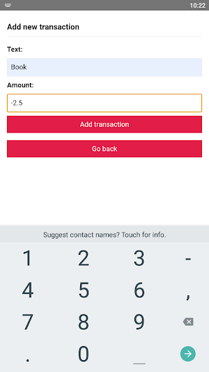 Expense Tracker Screenshot 2