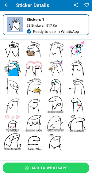 Stickers Flork Memes WASticker Screenshot 1