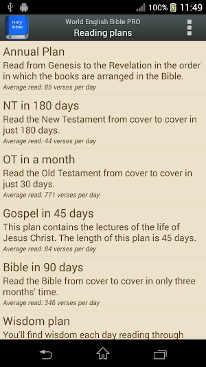 World English Bible PRO Screenshot 2