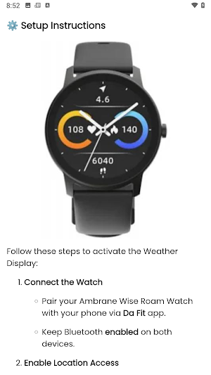 Ambrane Wise Roam Watch Hint Screenshot 0