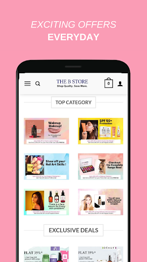 The B Store: Shopping App Screenshot 2