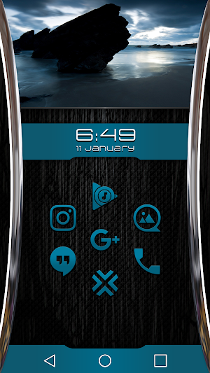 Grasp Turquoise Icon Pack Screenshot 0