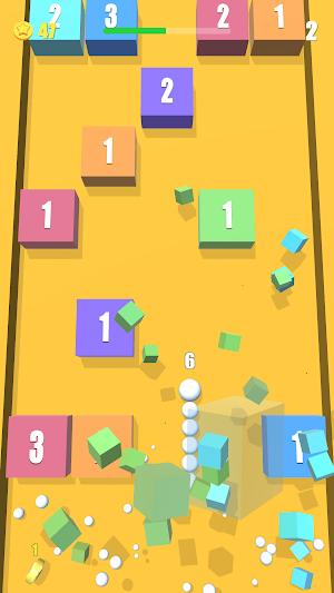 Snake dash - Cube breaker Screenshot 1
