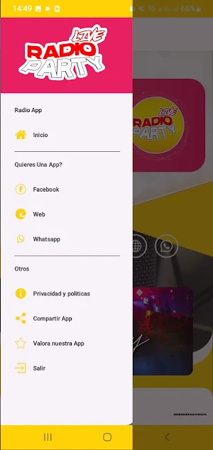 Radio Party On Line Screenshot 1