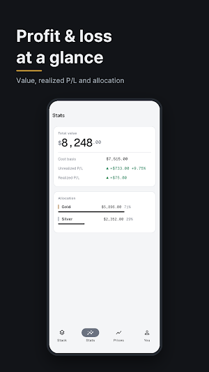 Goldmark - Gold Silver Tracker Screenshot 1