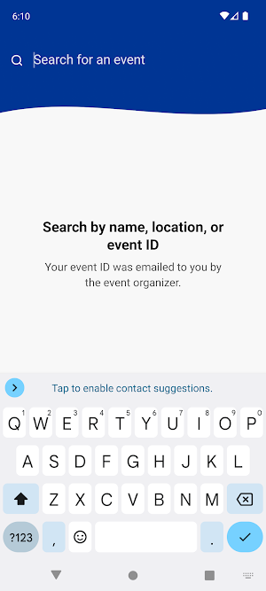 NSAA Events Screenshot 2