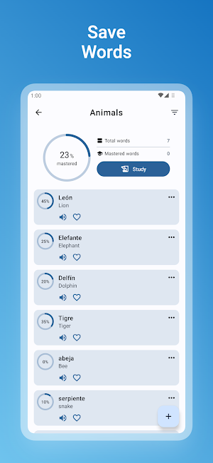 Wordbook - Vocabulary Builder Screenshot 1