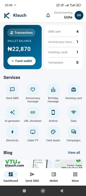 Klauch - Message Automation Screenshot 0