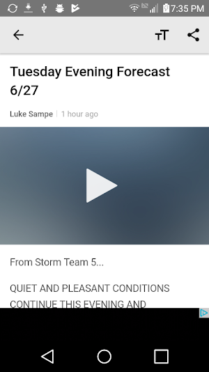 WFRV Storm Team 5 Weather Screenshot 2