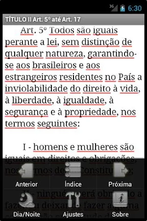 Constituição Federal Brasileir Screenshot 3