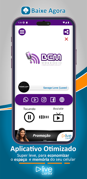 Bem Web Rádio Screenshot 0