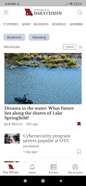 SGF Daily Citizen Screenshot 1