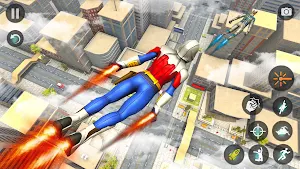Flying Rope Man Hero Fight Screenshot 3