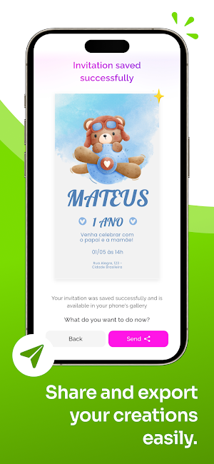 Ready-Made Birthday Invites Screenshot 3