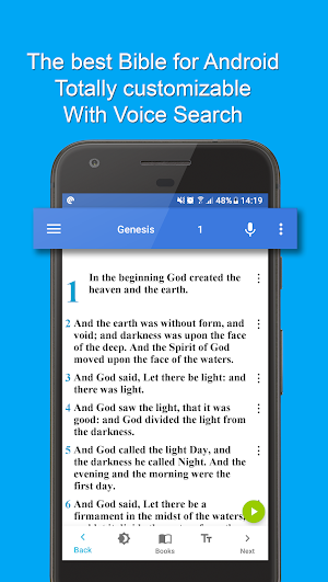 The Holy Bible Offline, Text, Image, Audio Share Screenshot 0