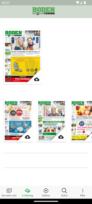 Boden Gratistidning Screenshot 0