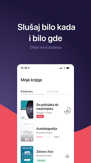 Knjigaprica - audio books Screenshot 1