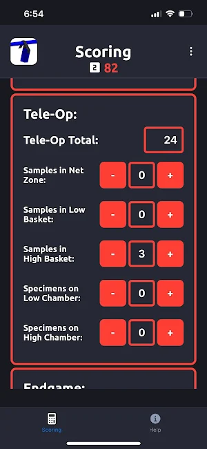 Into The Deep Scoring App Screenshot 3