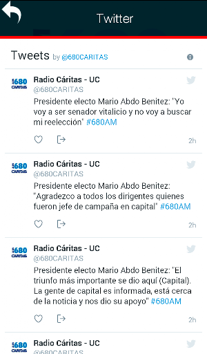 Radio Cáritas Universidad Católica 680 AM Paraguay Screenshot 1
