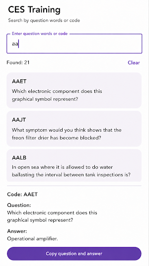 CES marine helper Screenshot 1