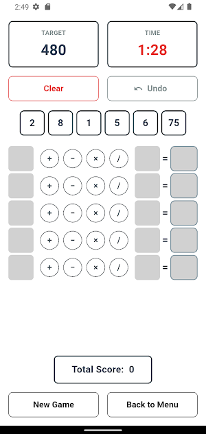 Target Digits Screenshot 2