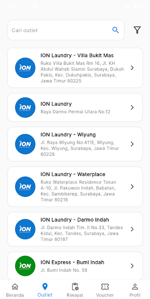 ION Laundry Screenshot 2