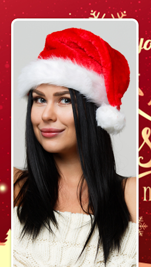 Christmas Hat Photo Editor Screenshot 1