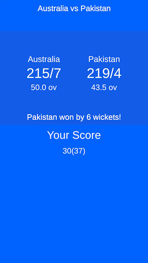 Cricket Score App Screenshot 3