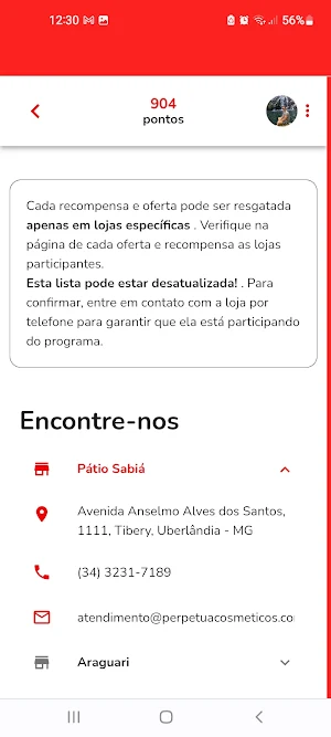 Perpétua Cosméticos Screenshot 2