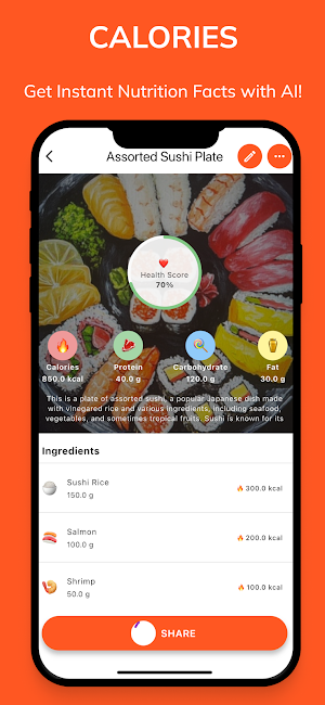 Photo Calorie - AI Screenshot 1
