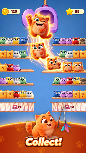 Meow Sort-Color Puzzle Master Screenshot 1