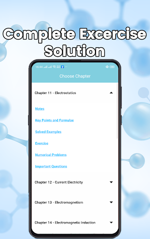 Physics 12th Class Exercise Solution Screenshot 2