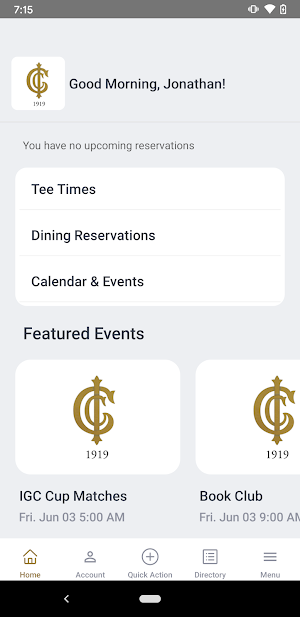Inglewood Golf Club Screenshot 1