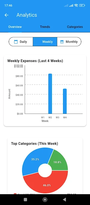 Expense Tracker Screenshot 2