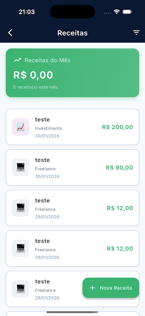 Assistente Financeiro IA Screenshot 3