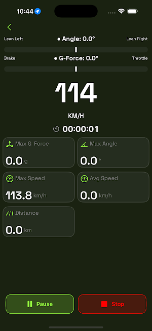 Motorcycle: Speedometer Screenshot 1