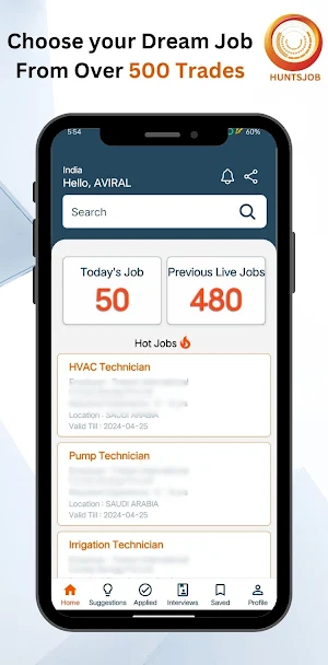 Huntsjob : Overseas Job Search Screenshot 2