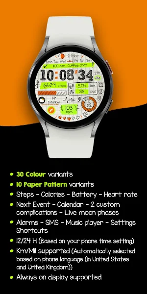 Paper of Time - Watch Face Screenshot 3
