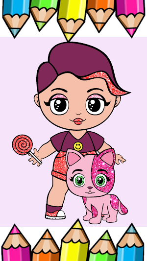 Megan and Wednesday Coloring Screenshot 3