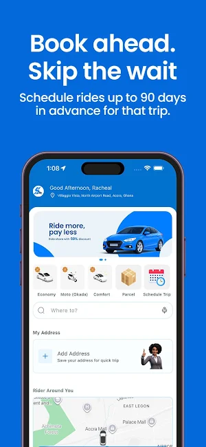 SwiftGo: Request a Ride Screenshot 2