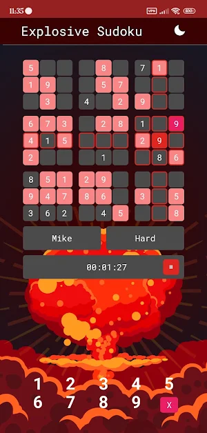 Explosive Sudoku Screenshot 2