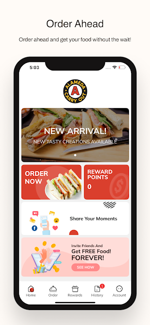 Alameda Carryout Screenshot 0