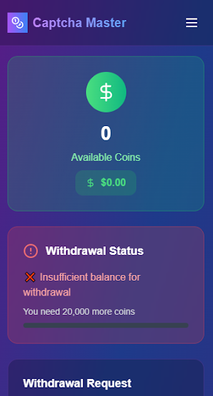 captcha work earn money app Screenshot 3