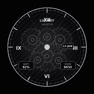Luxury Skeleton Watch Face Screenshot 2