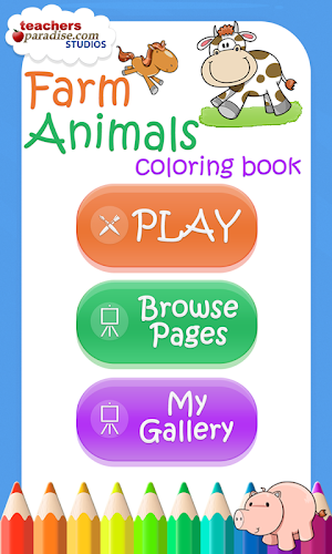 Farm Animals Coloring Book Screenshot 0