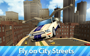 Flying Car Driver Simulator 3D Screenshot 1